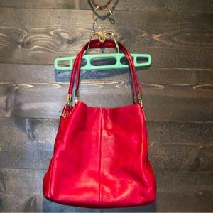 Coach Edie red shoulder bag